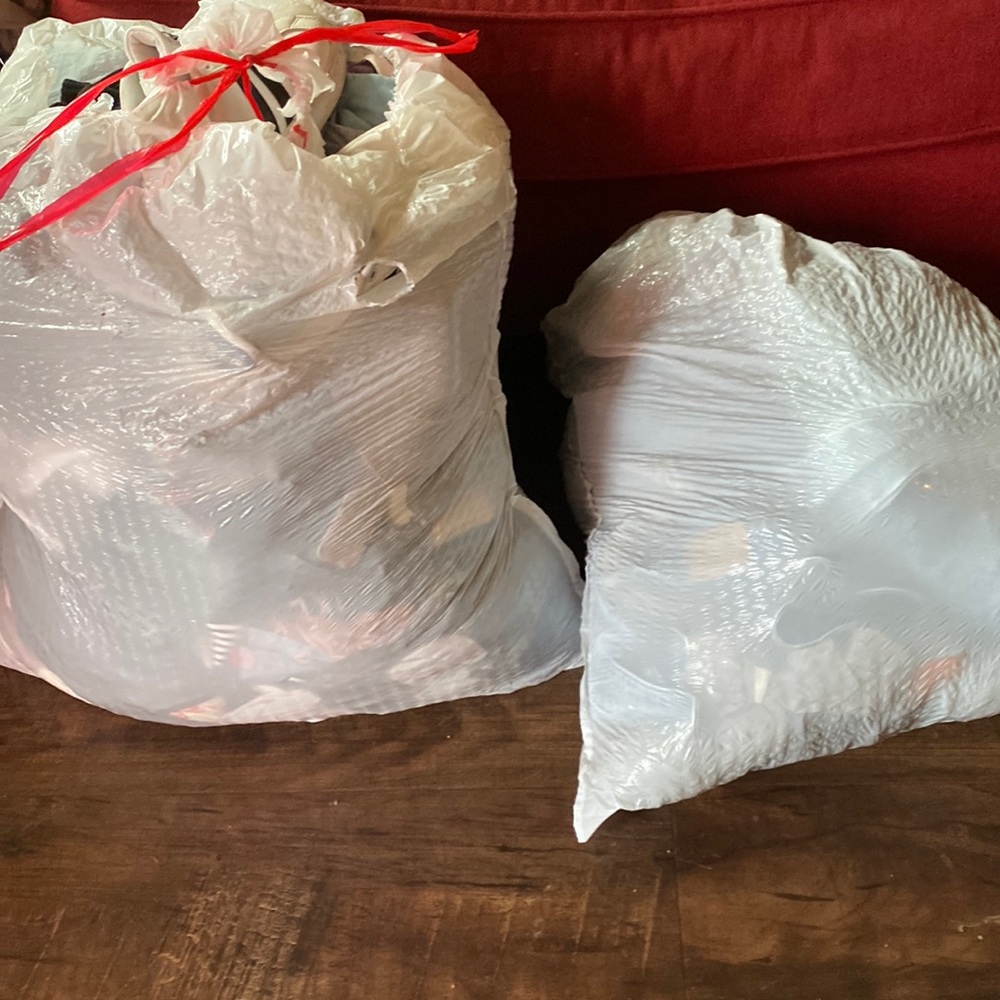 Two bags of women’s clothes